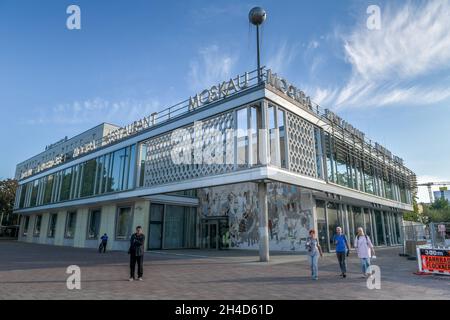 Cafe Moskau, Karl-Marx-Allee, Mitte, Berlin, Deutschland Stock Photo