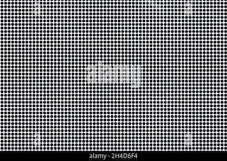 Black little circle points on white background. Dots pattern. Geometrical simple image illustration. Creative, gradient candy style. Stock Photo