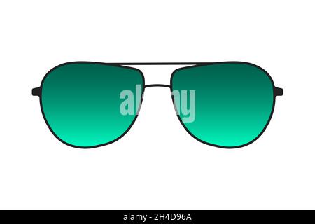 Sunglasses isolated on white background Stock Vector