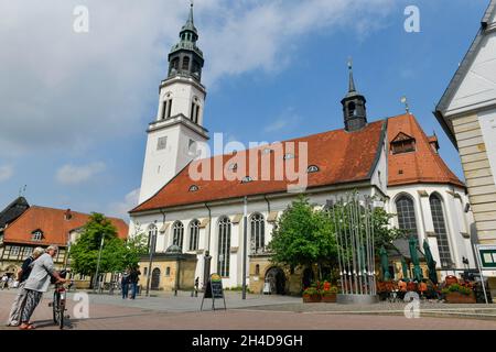 Stadtkirche St. Marien, Marktplatz, Celle, Niedersachsen, Deutschland Stock Photo