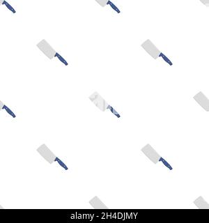 Illustration on theme pattern steel axes with wooden handle, metal ax for hunting. Big kit ax consisting of many identical axes on white background. F Stock Vector