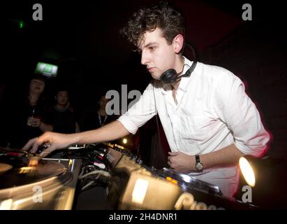 Jamie xx performs at LN-CC, Hackney, east London, for War Child ...