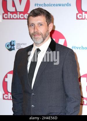 Dave Gorman attending the TV Choice Awards held at the Hilton Hotel, Park Lane, London Stock Photo