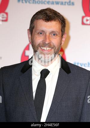 Dave Gorman attending the TV Choice Awards held at the Hilton Hotel, Park Lane, London Stock Photo