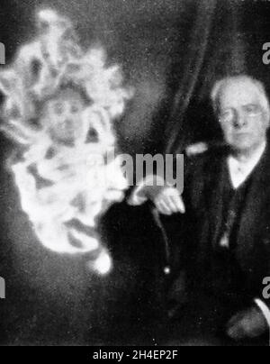 Magician Harry Houdini and Magic related vintage Stock Photo