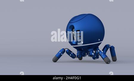 Fictional four legged robot. Stock Photo