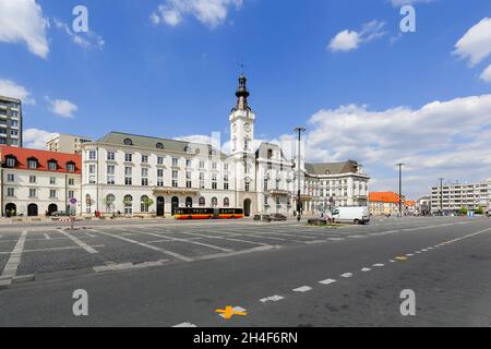 Warsaw, Poland - May 03, 2015: Jablonowski Palace, built in the 18th century, demolished by the communist authorities in 1952, next rebuilt Stock Photo