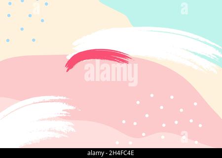 Colorful memphis design background vector Stock Vector