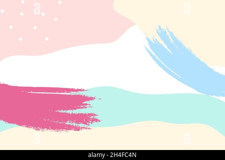 Colorful memphis design background vector Stock Vector