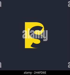 Professional Innovative Initial BS logo and BS logo. Letter BS Minimal elegant Monogram. Premium Business Artistic Alphabet symbol and sign Stock Vector