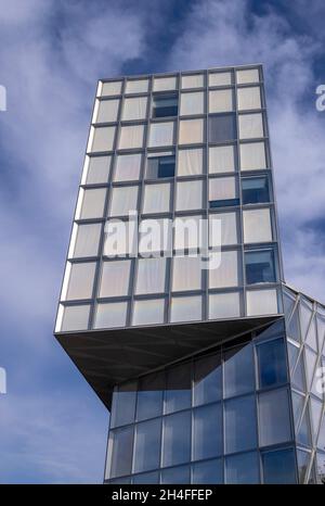 Japan Tobacco International headquarters, designed by Skidmore, Owings & Merrill (SOM), Geneva, Switzerland Stock Photo