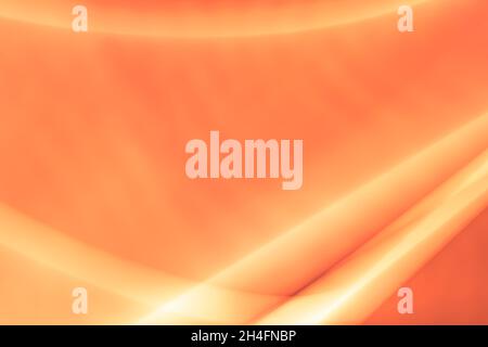 Horizontal orange yellow abstract backdrop with space for notes. Photo effect of camera movement at long exposure. Stock Photo