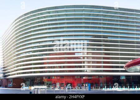 The Curve Theatre, Rutland Street, Cultural Quarter, City of Leicester, Leicestershire, England, United Kingdom Stock Photo