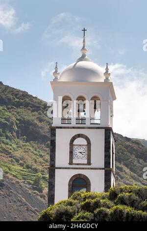The old Ex-Convento de San Francisco Church in Garachico, Tenerife, Spain Stock Photo