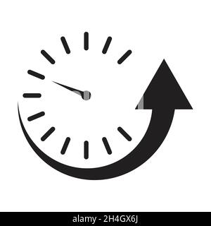 Uptime and downtime icon vector for your website design, logo, app, UI. illustration, EPS10 Stock Vector