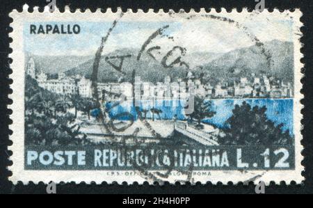 ITALY - CIRCA 1953: stamp printed by Italy, shows Rapallo, circa 1953 Stock Photo