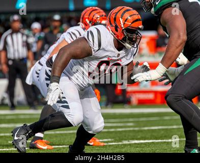 East Rutherford, New Jersey, USA: November 3, 2021, Cincinnati Bengals  defensive tackle D.J. Reader (98) during a NFL football game against the  New York Jets at MetLife Stadium in East Rutherford, New Jersey. The New  York Jets defeated the