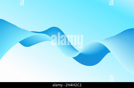 Vector abstract colorful flowing wave lines background. Design element for presentation. website template Stock Vector