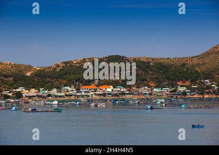 Ninh Thuan Bay, Ninh Thuan Province, Thap Cham, Vietnam Stock Photo