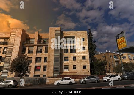 New York, NY - October 15 2011: View of St. Nicholas Avenue in Harlem Stock Photo