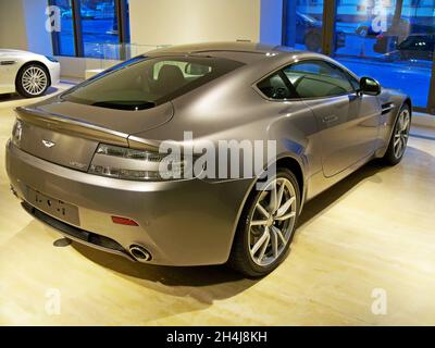 Kiev, Ukraine - March 7, 2011: Aston Martin V12 Vantage. New car Stock Photo