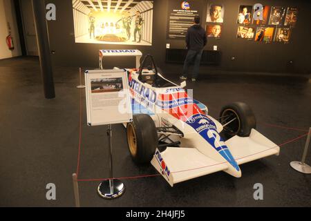 Silverstone museum Northamptonshire UK fast speed racing car on the ...