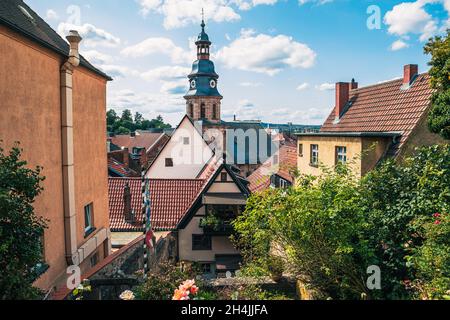 KULMBACH, GERMANY - CIRCA AUGUST, 2021: The cityscape of Kulmbach, Bavaria, Germany Stock Photo