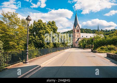 KULMBACH, GERMANY - CIRCA AUGUST, 2021: The cityscape of Kulmbach, Bavaria, Germany Stock Photo