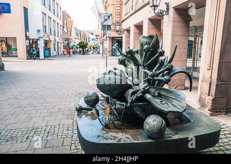 KULMBACH, GERMANY - CIRCA AUGUST, 2021: The cityscape of Kulmbach, Bavaria, Germany Stock Photo