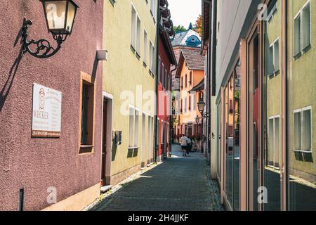 KULMBACH, GERMANY - CIRCA AUGUST, 2021: The cityscape of Kulmbach, Bavaria, Germany Stock Photo