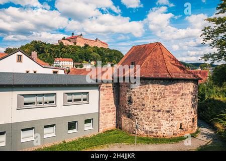 KULMBACH, GERMANY - CIRCA AUGUST, 2021: The cityscape of Kulmbach, Bavaria, Germany Stock Photo