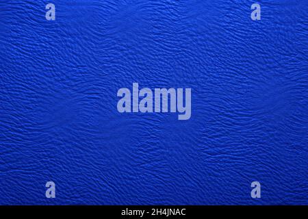 Dark blue leather texture background Stock Photo