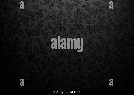 black leather texture emcossed Stock Photo