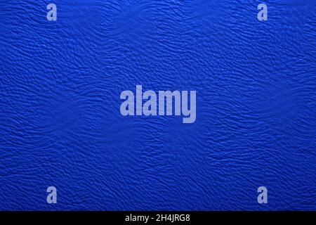 Dark blue leather texture background Stock Photo