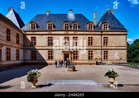 France, Saone et Loire, Chateau de Cormatin, castle Stock Photo
