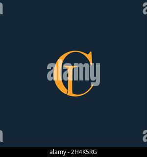 Professional Innovative Initial CL logo and CL logo. Letter CL Minimal elegant Monogram. Premium Business Artistic Alphabet symbol and sign Stock Vector