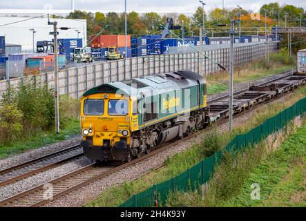 British Rail Class 66 66540 Freightliner 