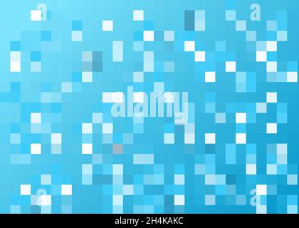 Transparent  drops of pure clear water isolated on a blue background. Raindrops.  Realistic  vector  illustration. Stock Vector