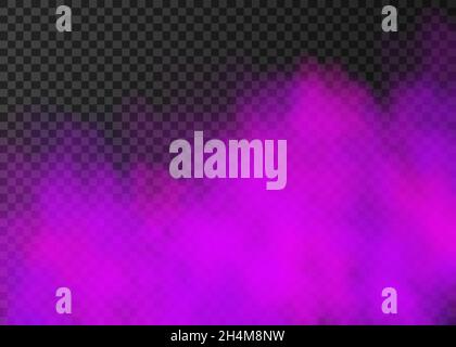 Blue, pink, violet smoke isolated on transparent background. Color steam  special effect. Realistic colorful vector fire fog or mist texture Stock  Vector Image & Art - Alamy