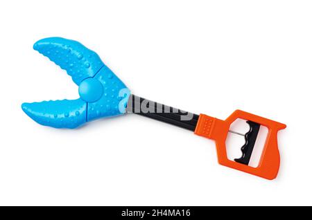 Toy crab claw isolated on a white background Stock Photo