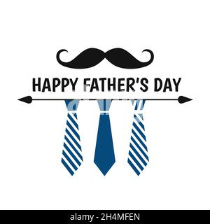 Happy Fathers Day Bow Tie Hat Stock Photo 2308889309