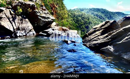 Windin Falls, Queensland, Australia Stock Photo