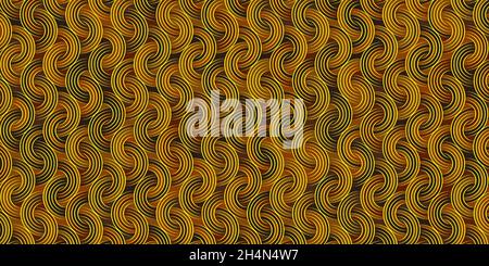 Abstract gold background circle overlapping luxury with golden lines modern stylish Stock Vector