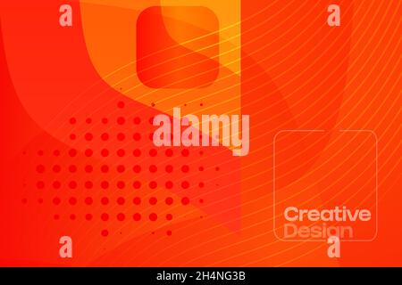 Colorful Fluid shape geometric vector EPS illustration creative design. Stock Vector