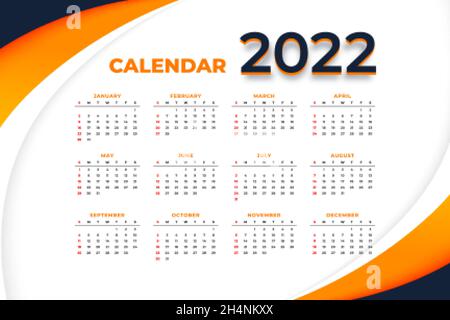 Same Calendar As 2022 Calendar For January 2022 In Modern Design, Planner Template. Vector Calendar  2022 Stock Vector Image & Art - Alamy