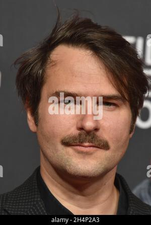 Cologne, Germany. 25th Oct, 2021. Actor Philipp Hauss comes to the screening of the film Monte Verita - The Intoxication of Freedom at the Film Festival Cologne. Credit: Horst Galuschka/dpa/Alamy Live News Stock Photo