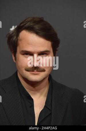 Cologne, Germany. 25th Oct, 2021. Actor Philipp Hauss comes to the screening of the film Monte Verita - The Intoxication of Freedom at the Film Festival Cologne. Credit: Horst Galuschka/dpa/Alamy Live News Stock Photo