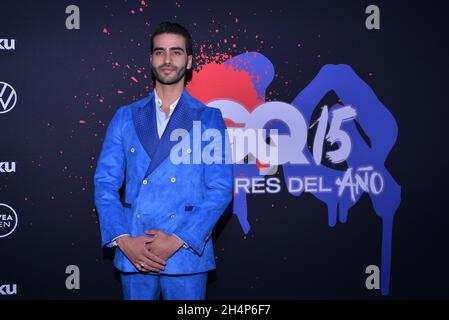 Mexico City, Mexico. 03rd Nov, 2021. Kevin Rogers, poses for photos during the blue carpet of GQ Men of the Year Awards 15th Edition at Alto San Angel. On November 3, 2021 in Mexico City, Mexico. (Photo by Carlos Tischler/ Eyepix Group) Credit: Eyepix Group/Alamy Live News Stock Photo