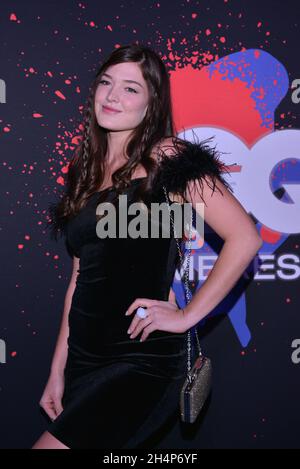 Mexico City, Mexico. 03rd Nov, 2021. Fiona Garza, poses for photos during the blue carpet of GQ Men of the Year Awards 15th Edition at Alto San Angel. On November 3, 2021 in Mexico City, Mexico. (Photo by Carlos Tischler/ Eyepix Group) Credit: Eyepix Group/Alamy Live News Stock Photo