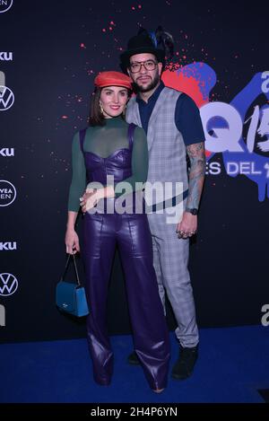 Mexico City, Mexico. 03rd Nov, 2021. Actor Faisy poses for photos during the blue carpet of GQ Men of the Year Awards 15th Edition at Alto San Angel. On November 3, 2021 in Mexico City, Mexico. (Photo by Carlos Tischler/ Eyepix Group) Credit: Eyepix Group/Alamy Live News Stock Photo